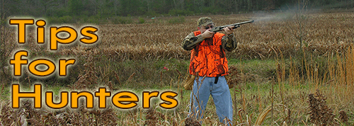 Tips for Hunters - man in field firing rifle in the air Tips for Hunters - man in field firing rifle in the air